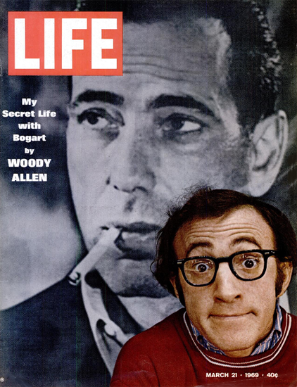 Woody Allen and Play It Again Sam 21 Mar 1969 Copyright Life Magazine | Life Magazine Color Photo Covers 1937-1970