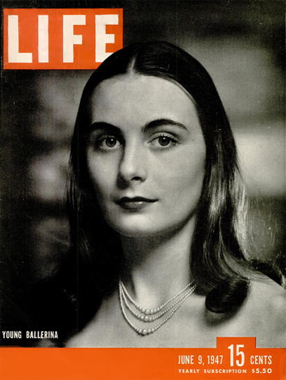 Young Ballerina 9 Jun 1947 Copyright Life Magazine | Life Magazine BW Photo Covers 1936-1970