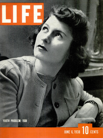 Young People 1938 6 Jun 1938 Copyright Life Magazine | Life Magazine BW Photo Covers 1936-1970